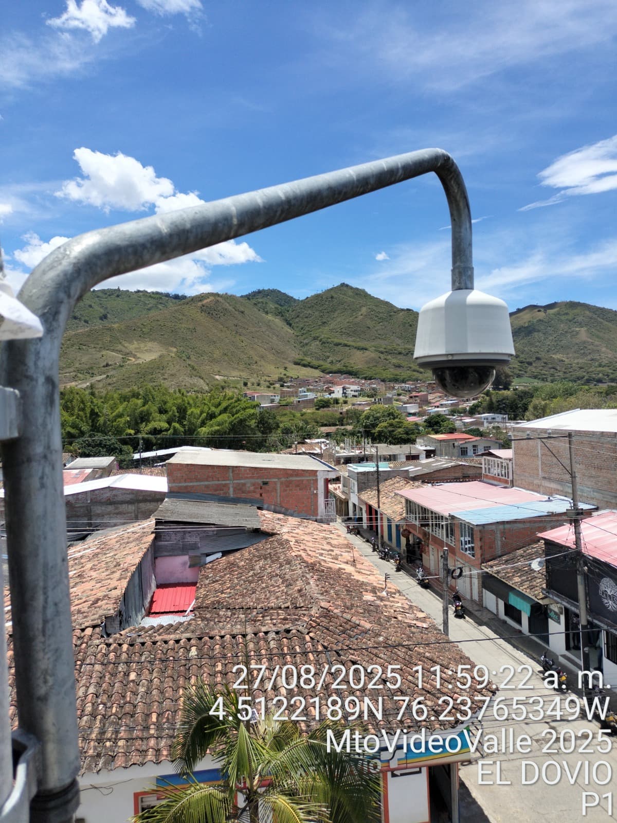 Montaje de cámara PTZ